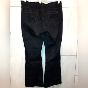Calvin Klein women's black flare jean size 14 (/32), excellent used condition